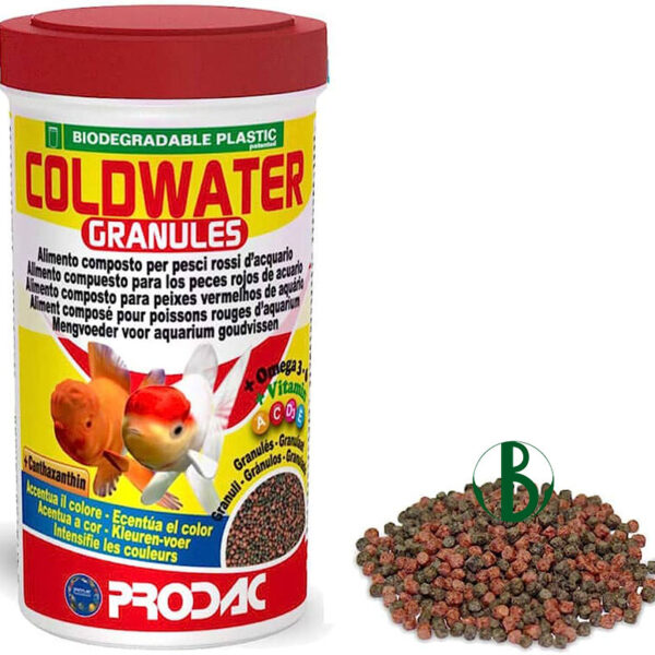 Thuc an ca vang Coldwater granules mini 45g 1